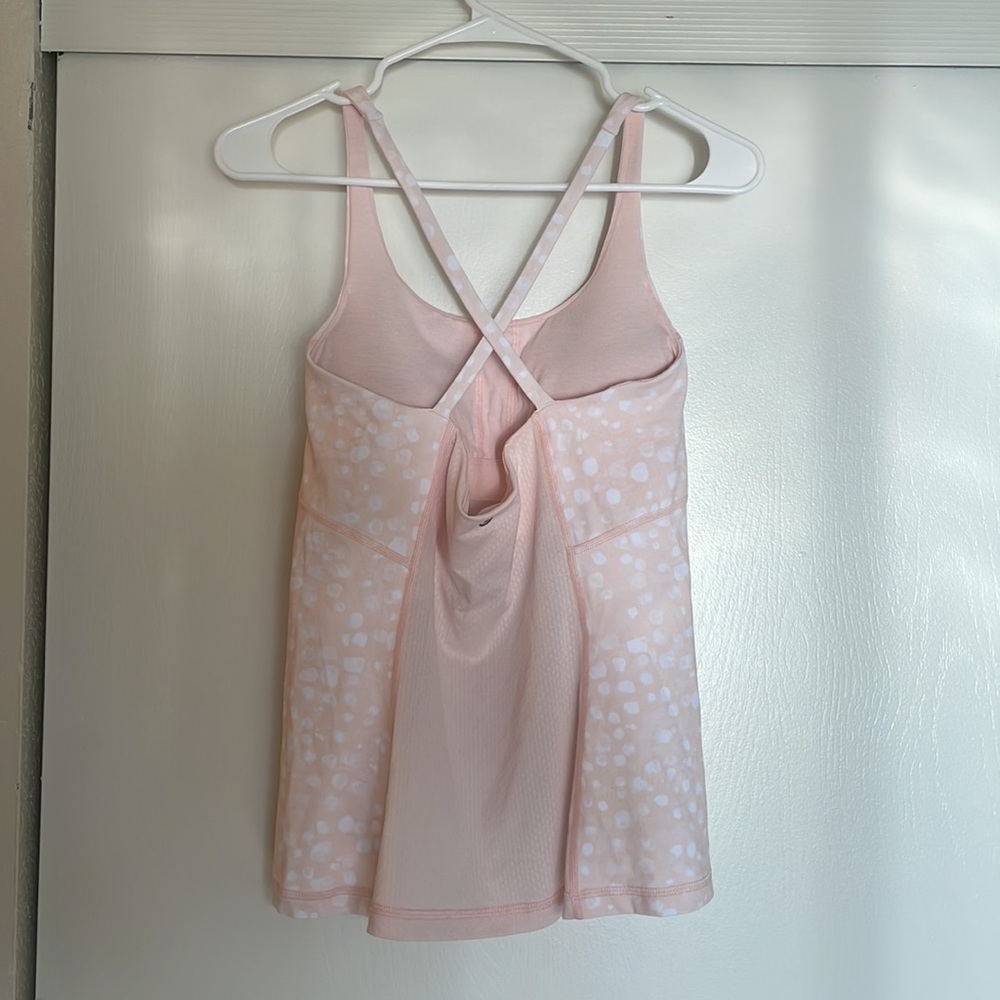 Stori Katy Hearn pink and white redemption shelf tank size 8 - Picture 2 of 4